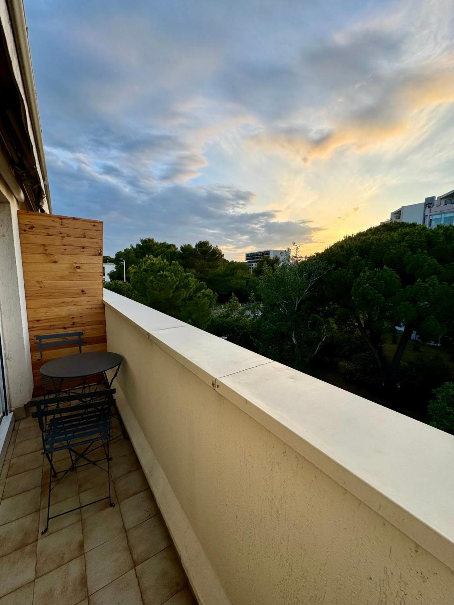 Appartement 50M2, Montpellier Ovalie, Clim-Balcon-Netflix Bagian luar foto